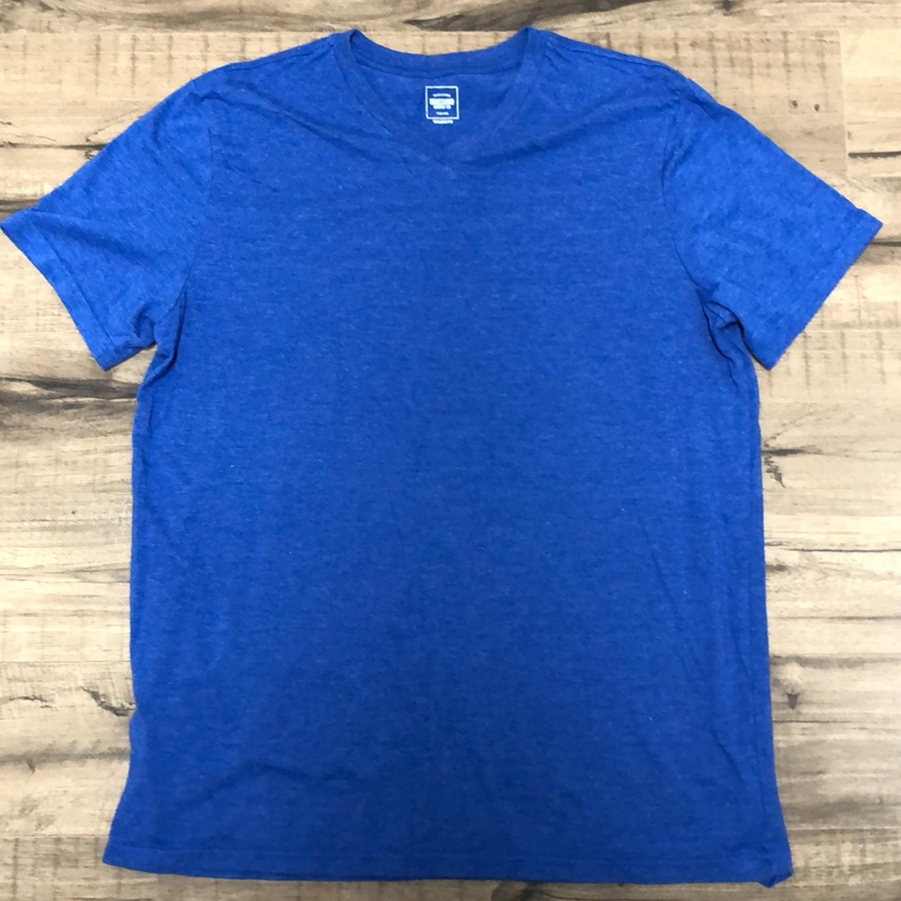 Blue Mossimo V-Neck